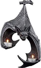 RTEY Fledermaus-Wand-Teelichthalter, Kerzenhalter, 