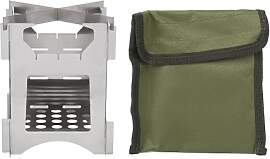 Rucksack Holzofen, tragbarer Edelstahl klappbarer