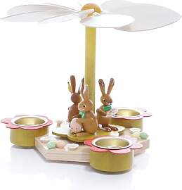 Rudolphs Schatzkiste Teelichtpyramide Osterhasen