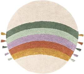 RugVista Rainbow, Kinderteppich, Ø 150 cm, Rund,