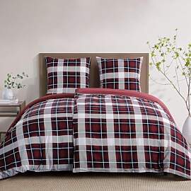 RUIKASI Bettwäsche 135x200 4teilig Rot -