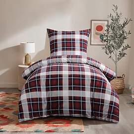 RUIKASI Bettwäsche 155x220 2 teilig Rot -