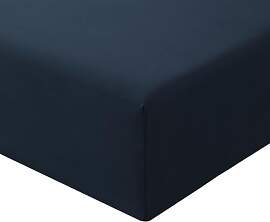 RUIKASI Spannbettlaken 140x200cm Blau Bettlaken -