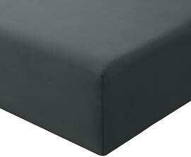 RUIKASI Spannbettlaken 180x200cm Grau Bettlaken -