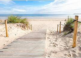 Runa Art Fototapete Strand und Meer 352 x 250 cm