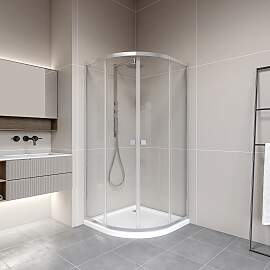 Runddusche MARWELL "LEEDS II", silber,