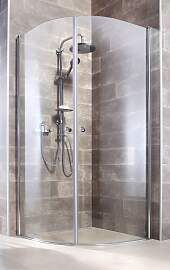 Runddusche WELLTIME "Florenz", grau