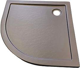 Rundduschwanne SANOTECHNIK, grau, B:90cm H:4cm