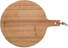 Runde Holzschneid-/Servierplatte Casafina Oak