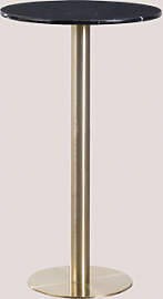 Runder Bartisch Ø60 Cm Aus Cosmopolitan-marmor