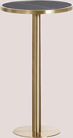 Runder Bartisch Ø60 Cm Aus Manhattan Steinzeug