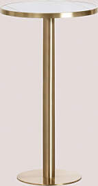 Runder Bartisch Ø60 Cm Aus Manhattan Steinzeug