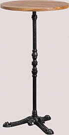 Runder Bartisch Aus Akazienholz Azteca Ø60 Cm