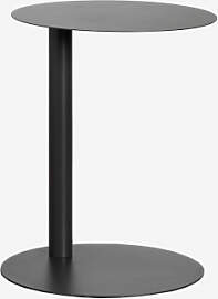 Runder Beistelltisch Ø40 Cm Aus Stahl Yannik Grau 