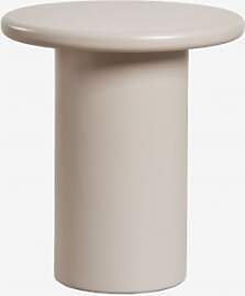 Runder Beistelltisch Ø45 Cm Aus Mdf Rodeo Beige