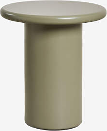 Runder Beistelltisch Ø45 Cm Aus Mdf Rodeo Grün