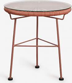 Runder Beistelltisch Ø45 Cm Aus Stahl Und