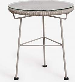 Runder Beistelltisch Ø45 Cm Aus Stahl Und