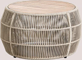 Runder Couchtisch Ø80cm Aus Akazienholz Krot