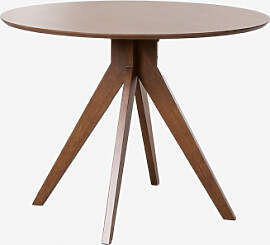 Runder Esstisch Ø100 Cm Aus Holz Sekiz Braun Dark 