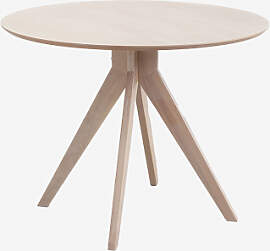 Runder Esstisch Ø100 Cm Aus Holz Sekiz Braun