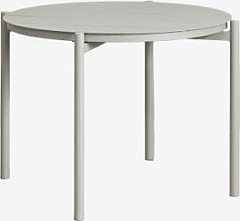 Runder Esstisch Ø110 Cm Aus Aluminium Elton Grün 