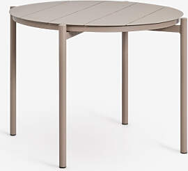 Runder Esstisch Ø110 Cm Aus Aluminium Elton Moka