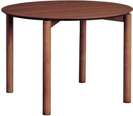 Runder Esstisch Ø110 Cm Aus Mdf Munden Braun