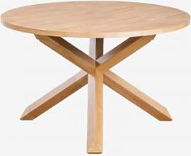 Runder Esstisch Ø120 Cm Aus Mdf Und Mierenholz