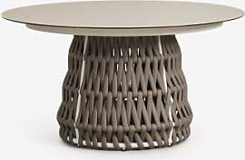 Runder Esstisch Ø140 Cm Aus Keramik Und