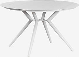 Runder Esstisch Aus Aluminium Valerie Tiefes Grün 