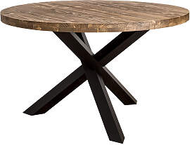 Runder Esstisch Massivholz shabby chic / antik look