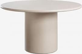 Runder Esstisch Rodeo Aus Mdf Beige Tapioca &