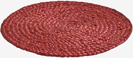 Runder Jute-untersetzer Yorvet Rot Bordeaux - Sklum