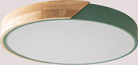 Runder Led-deckenleuchte Aus Eisen Jan Celadón -