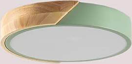 Runder Led-deckenleuchte Aus Eisen Jan Celadón -