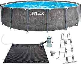 Rundpool INTEX "»Framepool« Greywood