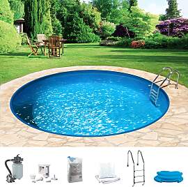 Rundpool KONIFERA "HOLIDAY 6", weiß,