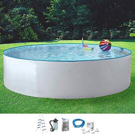 Rundpool KONIFERA "NEO 1", weiß,