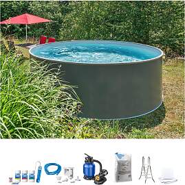 Rundpool KONIFERA "NIZZA 3", grau
