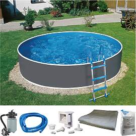 Rundpool KONIFERA "VEGAS 3", grau,