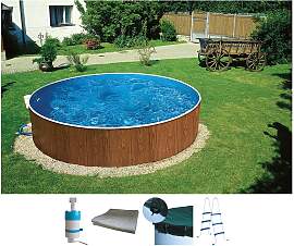 Rundpool MY POOL BWT "MAONI", braun