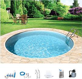 Rundpool MY POOL BWT "mit sandfarbener Folie