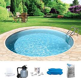 Rundpool MY POOL BWT "mit sandfarbener Folie