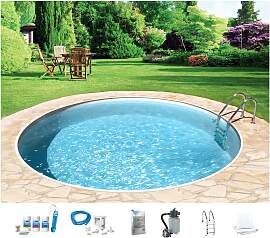 Rundpool MY POOL BWT "mit sandfarbener Folie