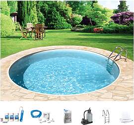Rundpool MY POOL BWT "mit sandfarbener Folie