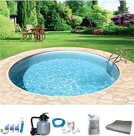 Rundpool MY POOL BWT "mit sandfarbener Folie