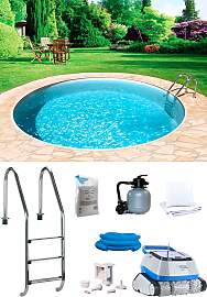 Rundpool MY POOL BWT "POWER", weiß,