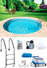 Rundpool MY POOL BWT "POWER", weiß,