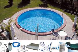 Rundpool MY POOL BWT "PREMIUM", weiß,